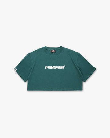 EMERALD CROP TOP OVERSIZED