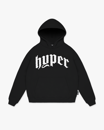 HYPER HUSTLE BLACK HOODIE