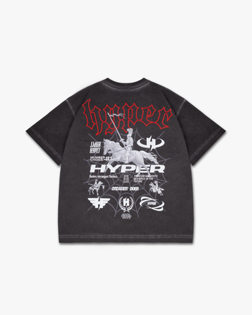 HYPER STONE WASHED KNIGHT TEE