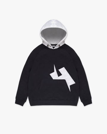 HYPER PUFFER WHITE LOGO HOODIE