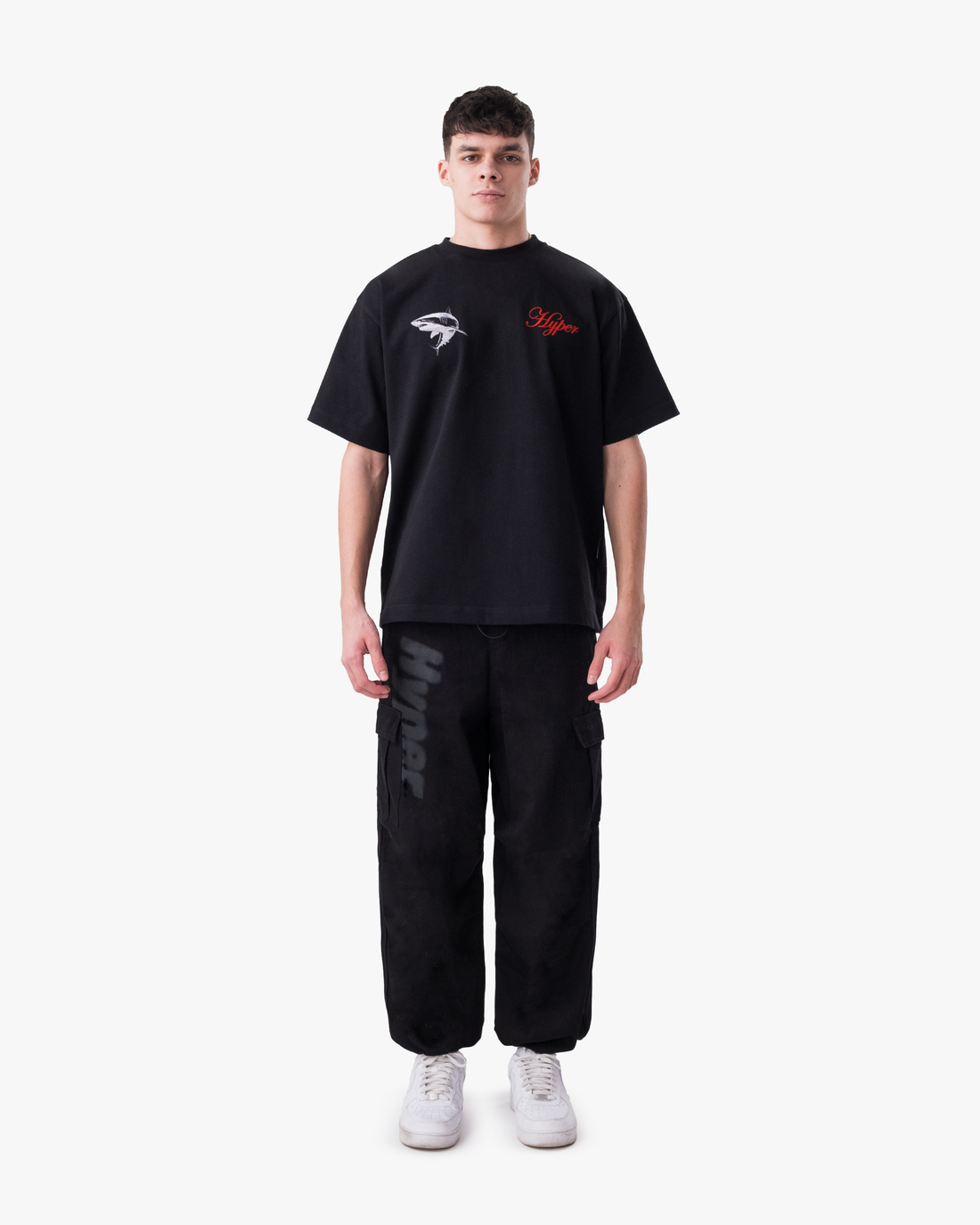 HYPER SHARK BLACK TEE