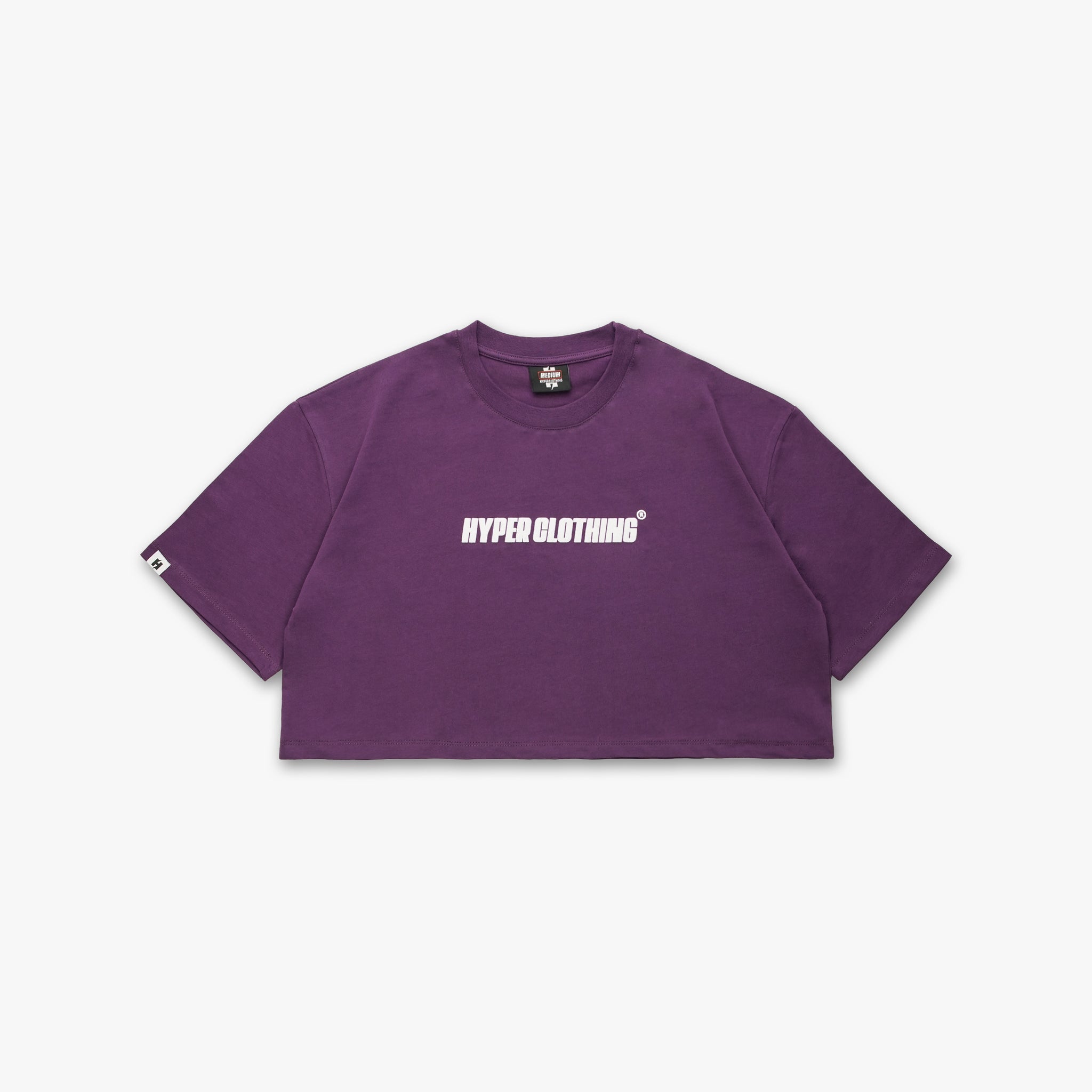 INDIGO CROP TOP OVERSIZED