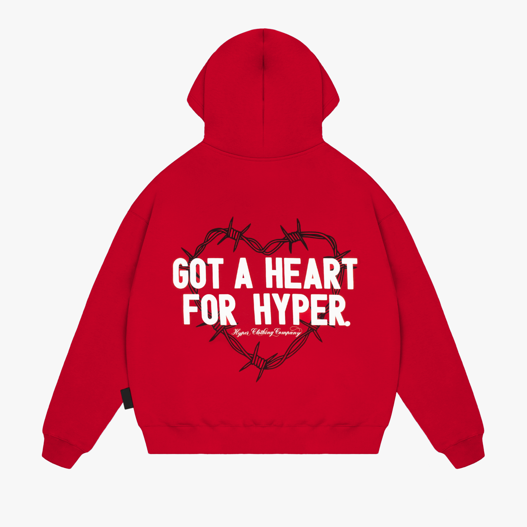 HYPER HEART RED HOODIE