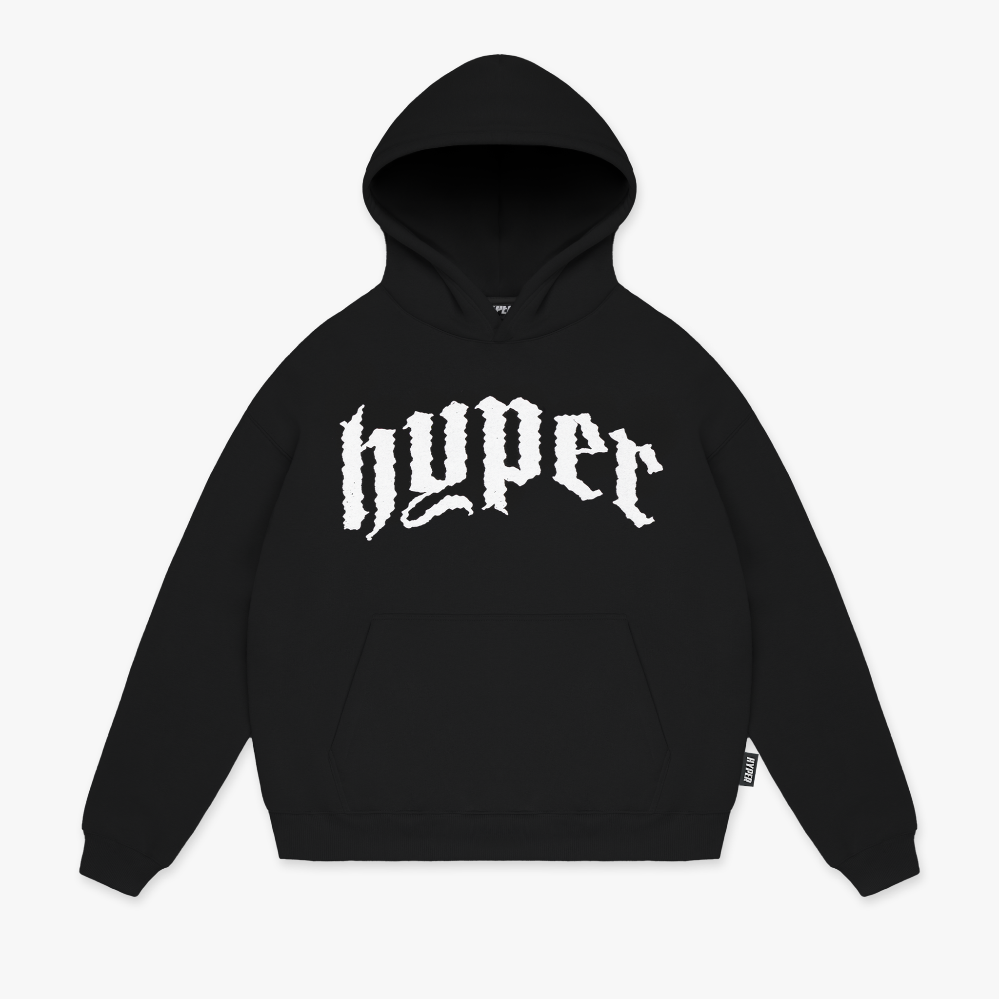 HYPER HUSTLE BLACK HOODIE