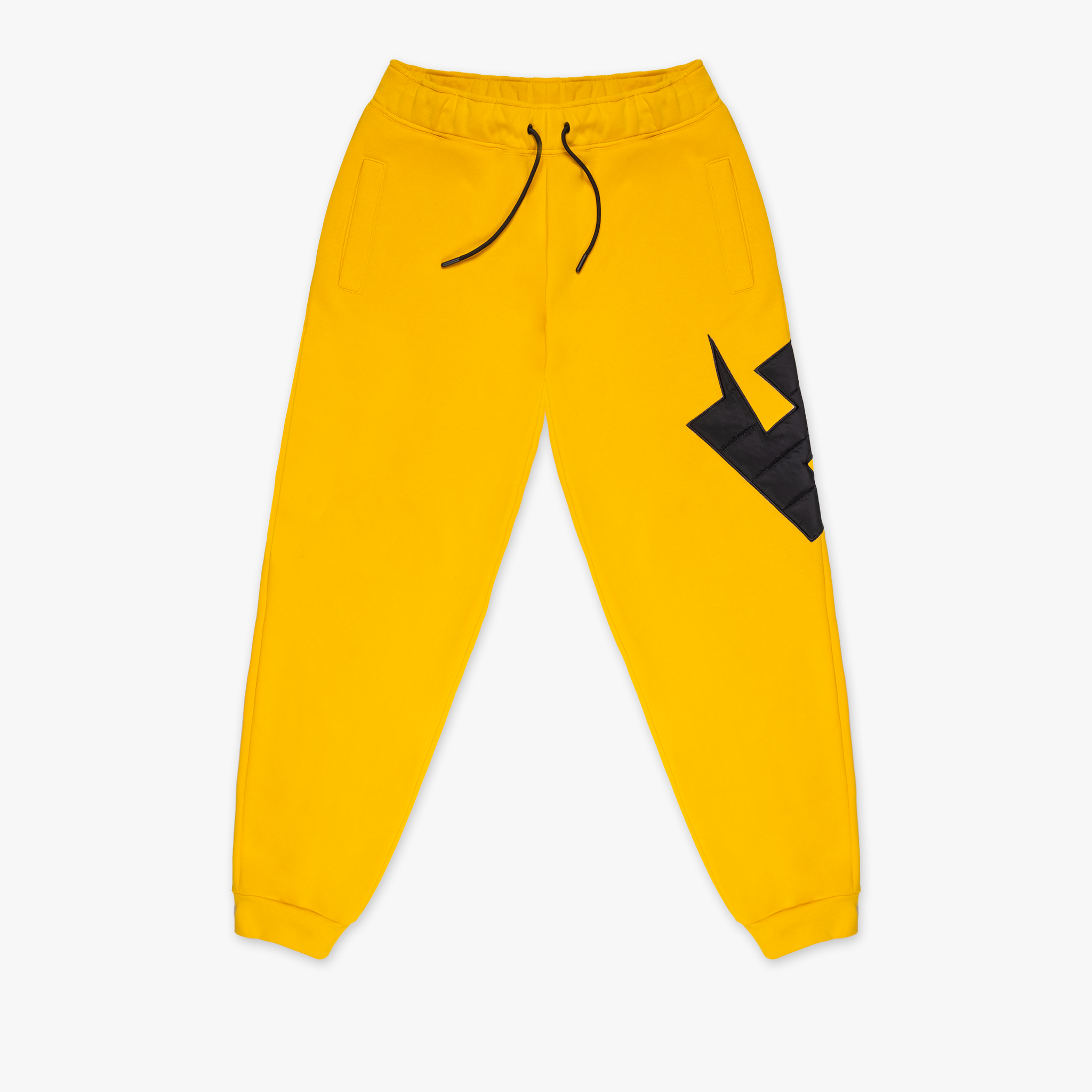HYPER PUFFER BLACK LOGO SWEATPANTS